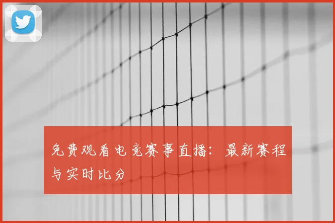 免费观看电竞赛事直播：最新赛程与实时比分